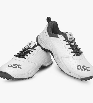 2025 DSC Jaffa 22 Cricket Shoes - White/Black