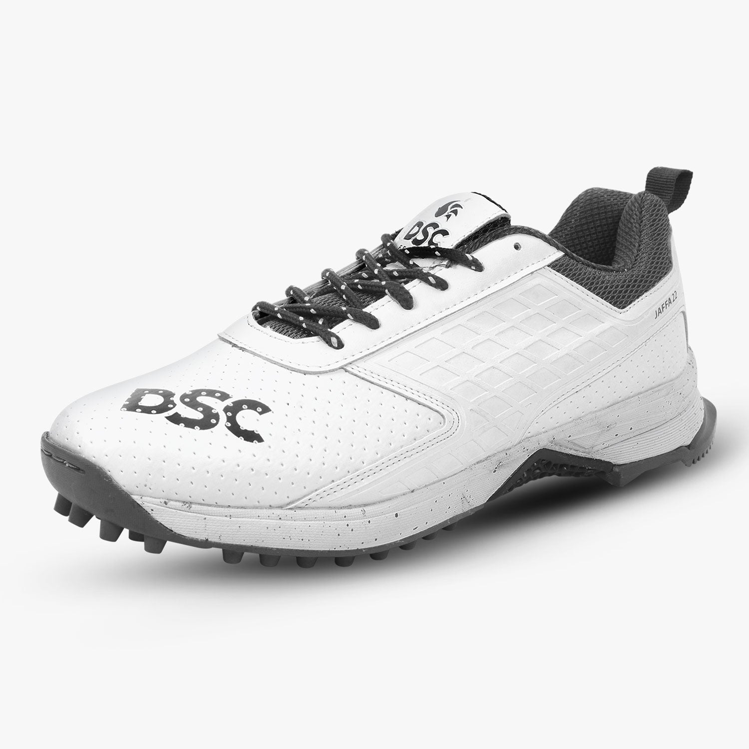 2024 DSC Jaffa 22 Cricket Shoes - White/Black