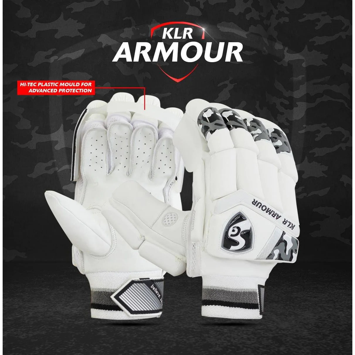 SG KLR Armour Batting Gloves - 2024