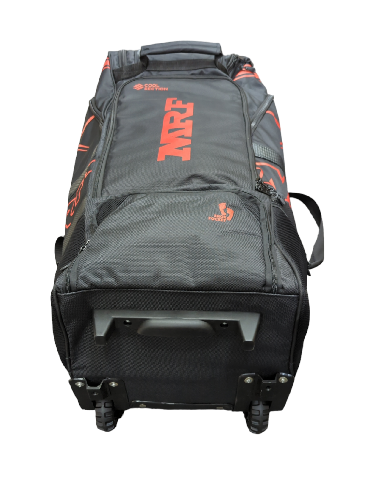 MRF VK 18 LE Black Wheelie Duffle Cricket Bag - 2024
