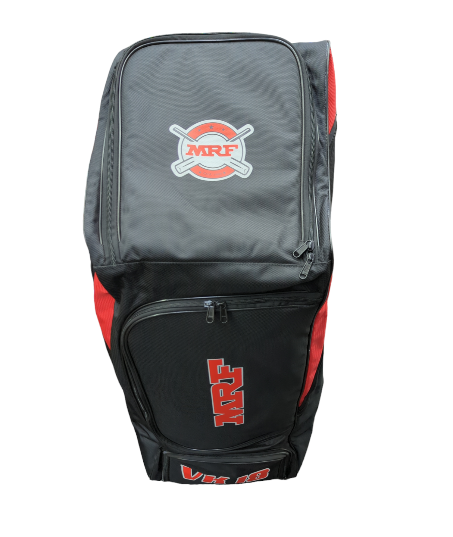 MRF VK 18 Black Duffle Wheelie Bag - 2024