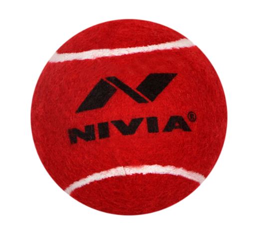 Nivia Cricket Tennis Ball 120-130 grams - Pack Of 6