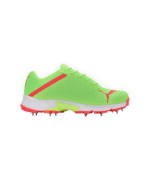 Puma Spike 22.2 Men's Cricket Shoes - Pro Green-Parakeet Green-Fire Orchid