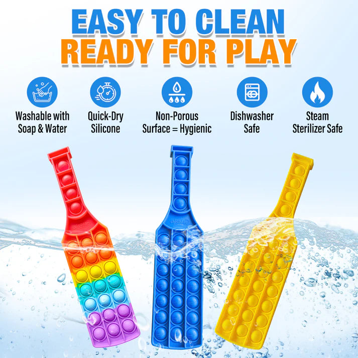 Cricbaby Cricket Bat Push Pop Bubble Fidget Toy
