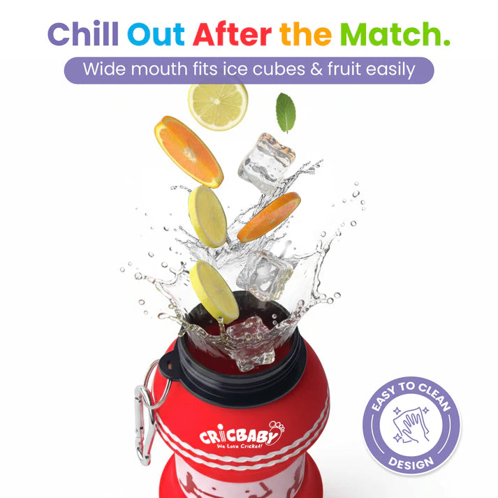 Cricbaby Cricket Ball Foldable Water Bottle