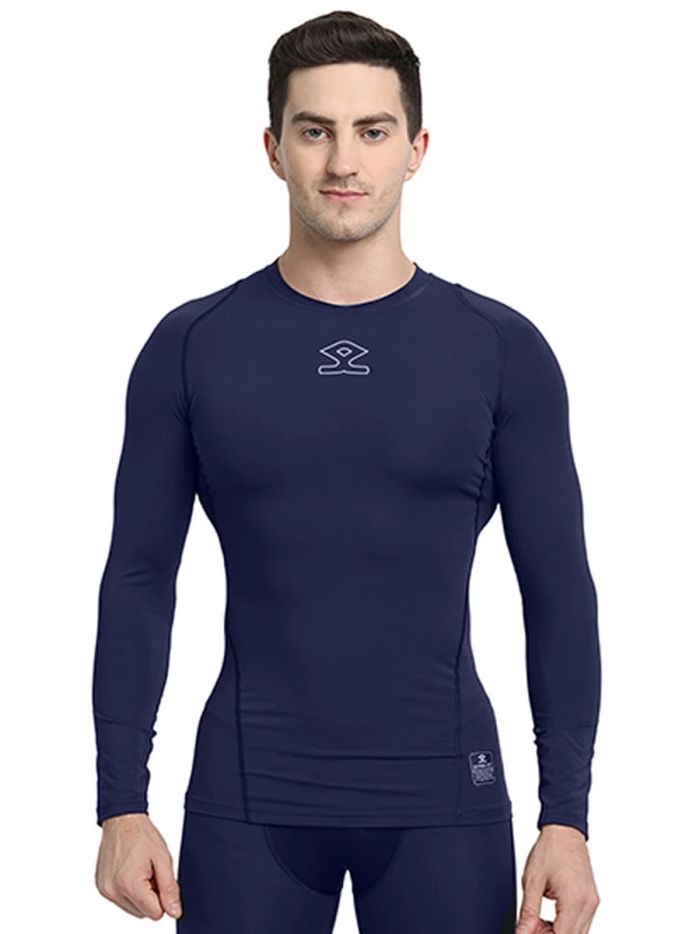 SHREY Intense Compression Long Sleeve - Navy