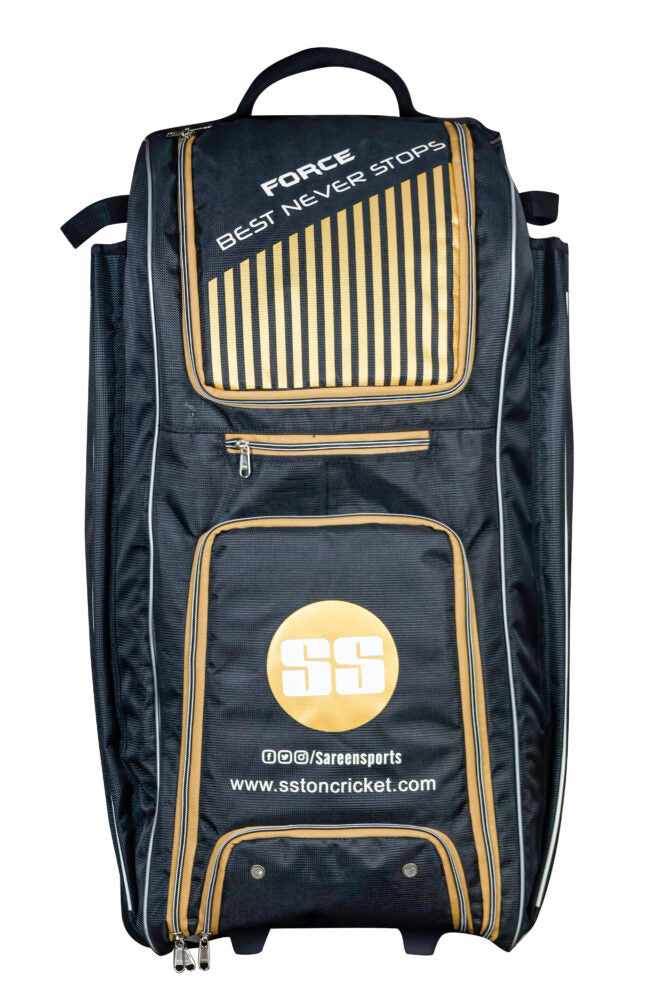 SS Force Trolley Wheelie Duffle Cricket Bag - 2024 (4 colors available)