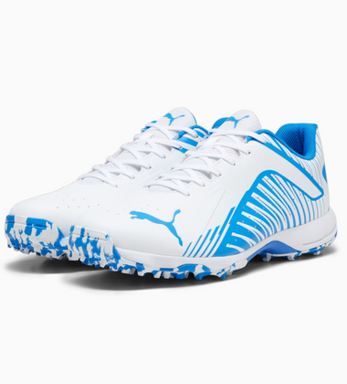 PUMA 22 FH  VK RUBBER CRICKET SHOES -  White-Ultra Blue