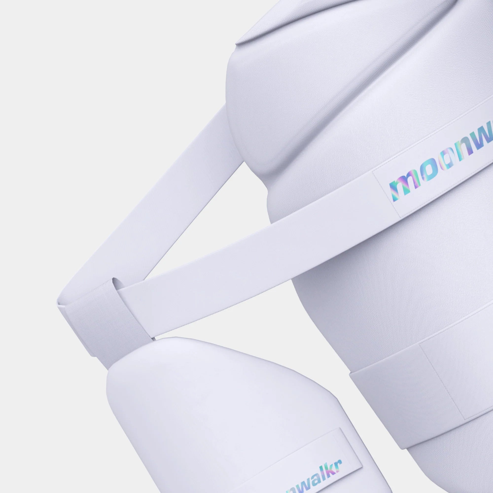 MOONWALKR White 2.0 Thigh Guard