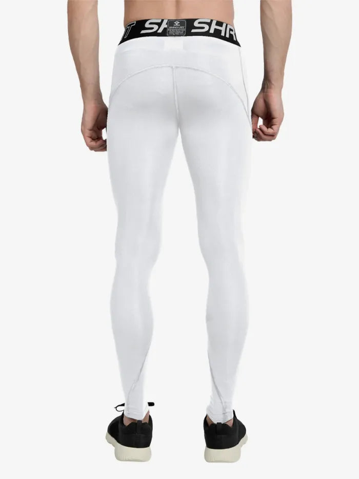 SHREY INTENSE COMPRESSION LONG TIGHTS - WHITE