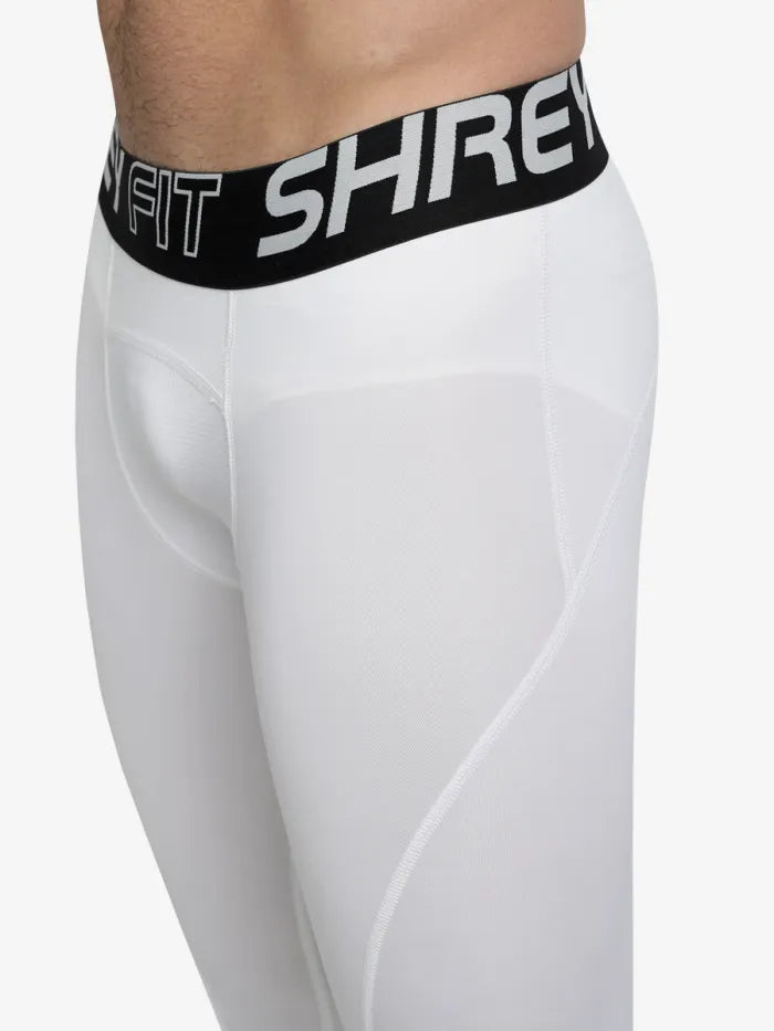 SHREY INTENSE COMPRESSION LONG TIGHTS - WHITE