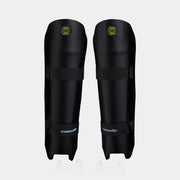 MOONWALKR Black Keeping Shin Guards - Youth