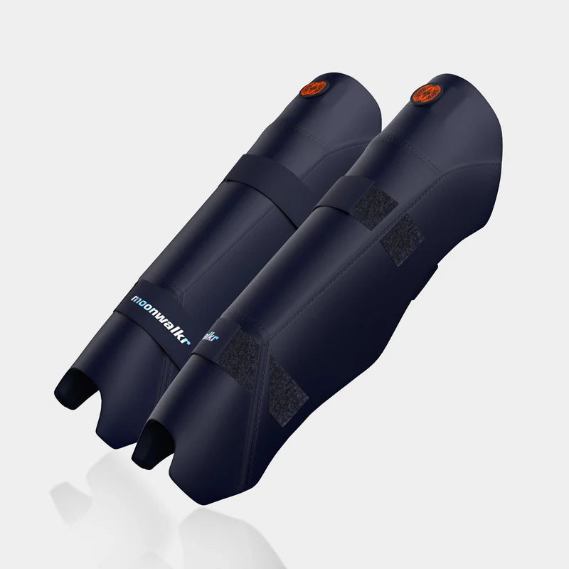MOONWALKR Navy Keeping Shin Guards - Youth