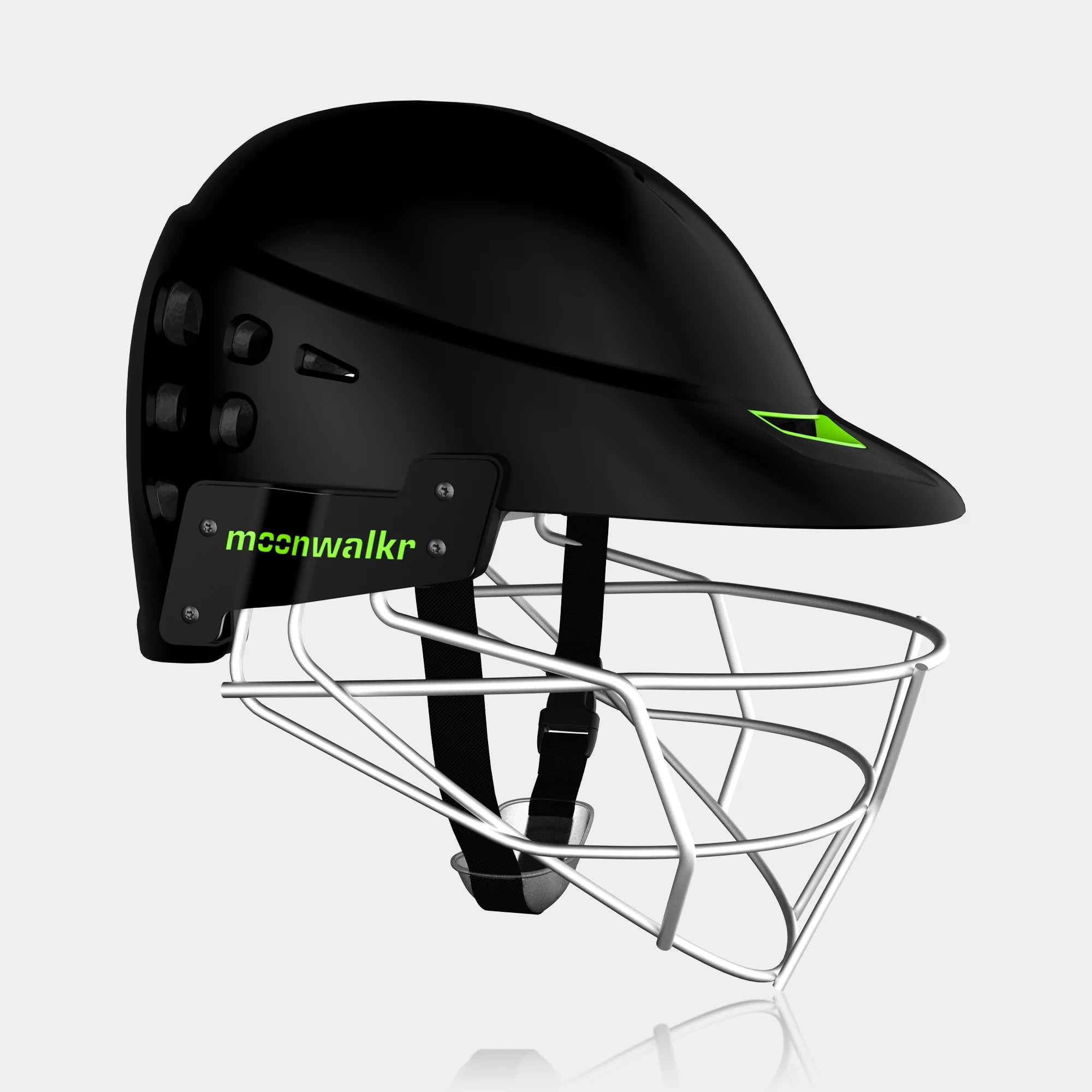 MOONWALKR MIND 2.0 BLACK CRICKET HELMET