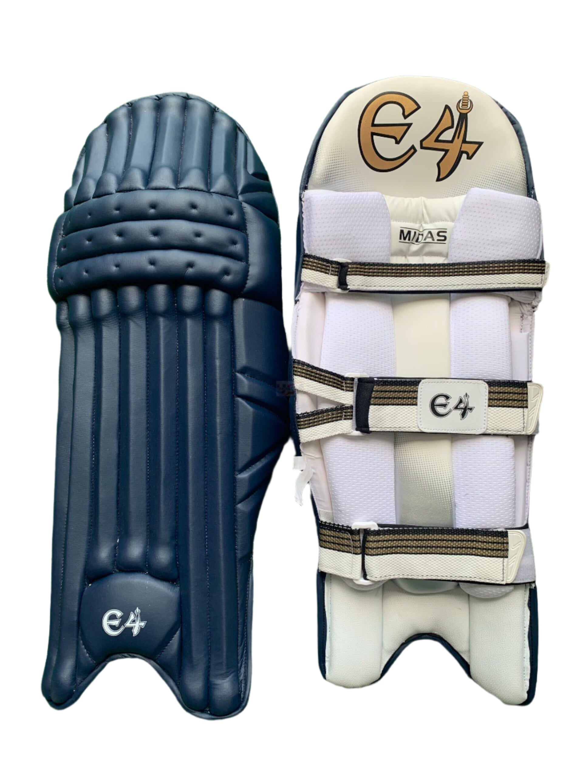 E4 MIDAS NAVY BLUE BATTING PAD