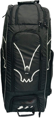 BAS VAMPIRE GAME CHANGER WHEELIE DUFFLE CRICKET BAG - BLACK & SILVER