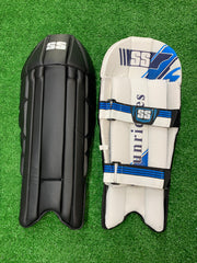 SS PROFESSIONAL BLACK WICKET KEEPING PAD - 2025