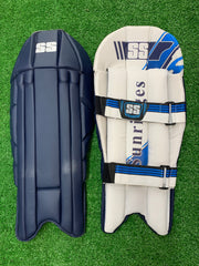 SS Professional Navy Blue Wicket Keeping Pad - 2025