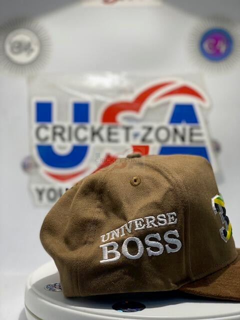 CHRIS GAYLE UNIVERSE BOSS 333 HAT - BROWN