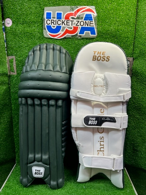THE BOSS 333 GREEN BATTING PAD - CHRIS GAYLE BRAND