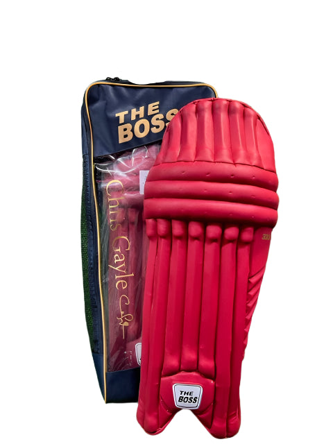 THE BOSS 333 BURGUNDY BATTING PAD - CHRIS GAYLE BRAND