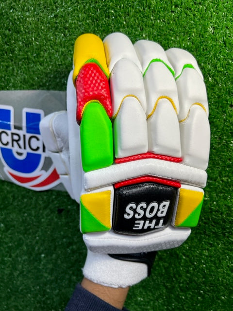 THE BOSS 333 SPLIT FINGER PLAYERS STYLE BATTING GLOVES