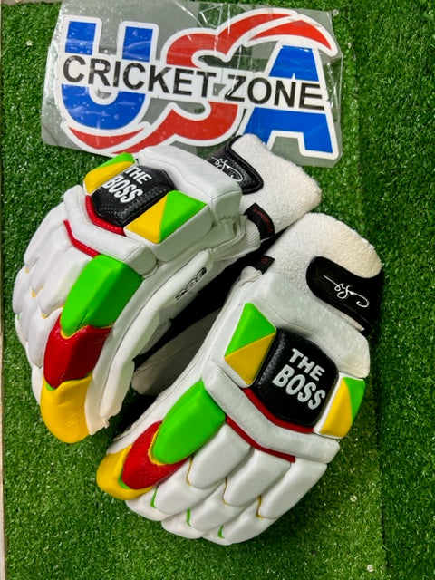 THE BOSS 333 SPLIT FINGER PLAYERS STYLE BATTING GLOVES