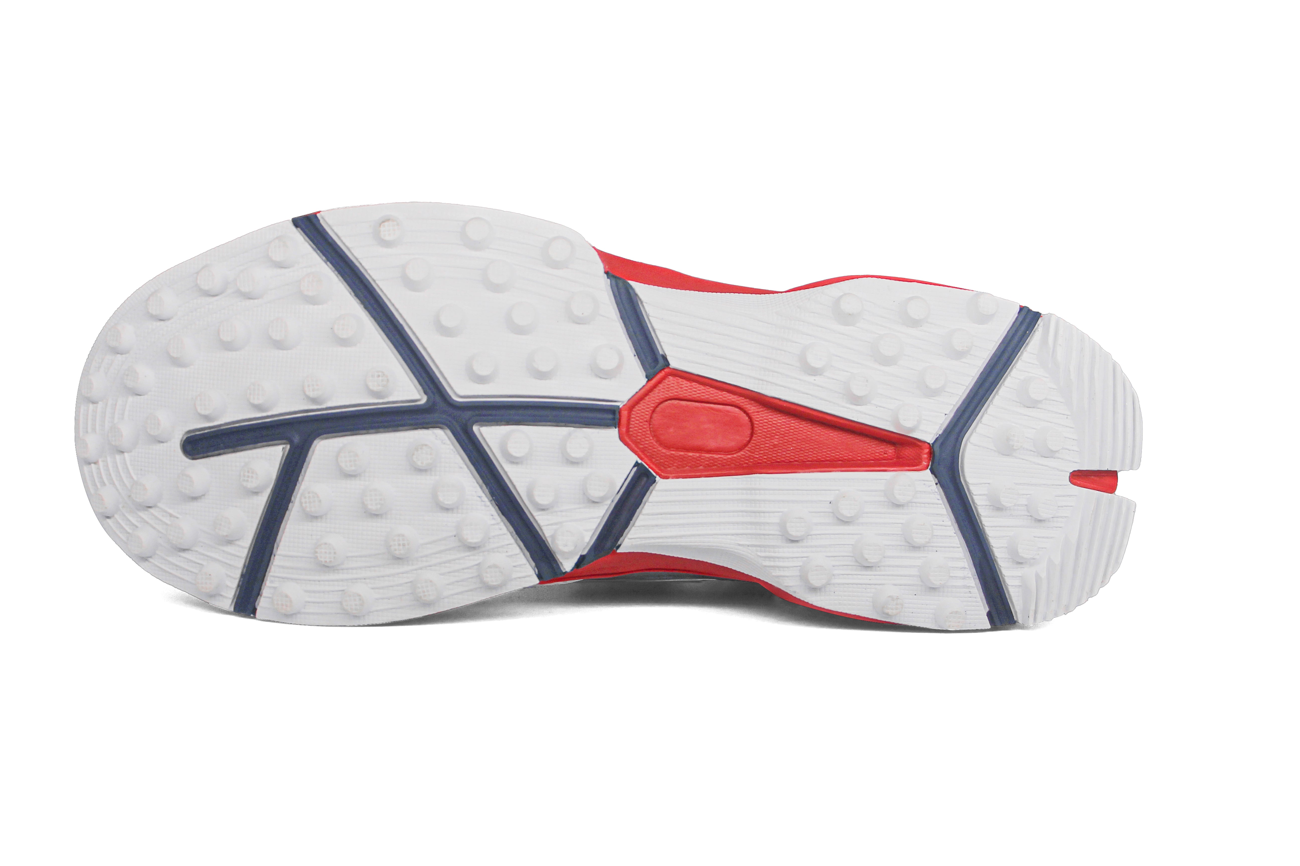 JAZBA RUBBER CRICKET SHOES SKY DRIVE 101 - RED – CricketZoneUSA