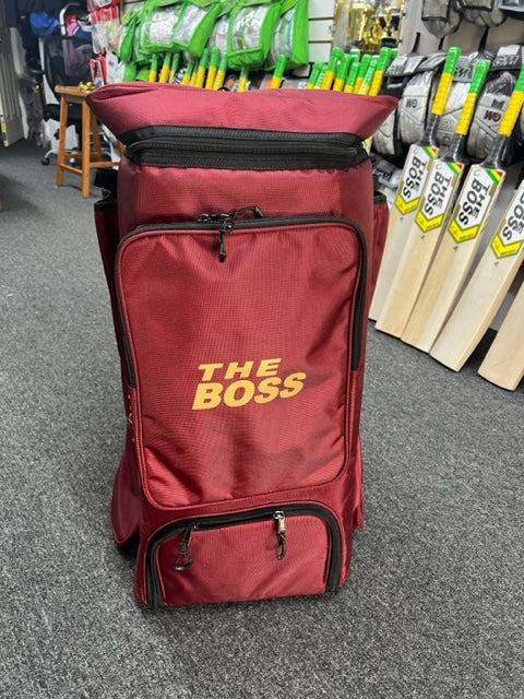 THE BOSS T20 BURGUNDY DUFFLE BAG – 2023 Chris Gayle Brand
