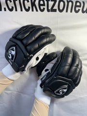 SG TEST Black Batting Gloves - 2025