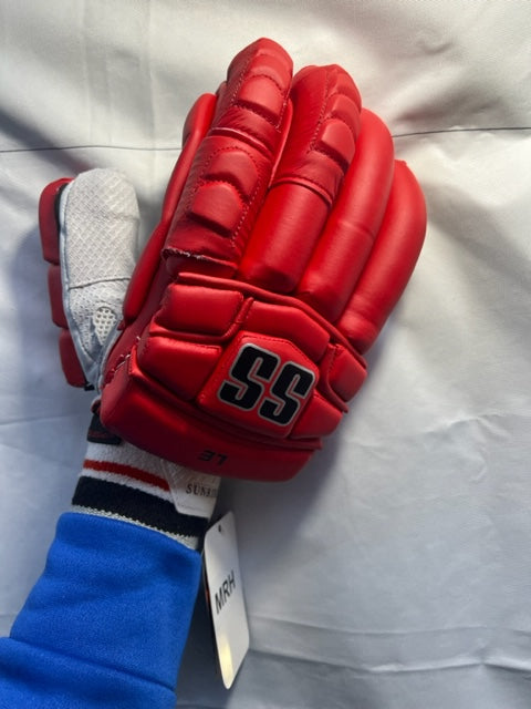SS LIMITED EDITION  FULL RED BATTING GLOVES
