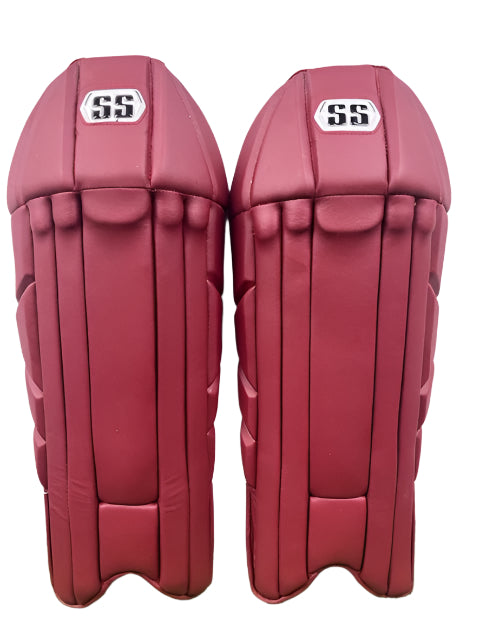 SS PROFESSIONAL BURGUNDY WICKET KEEPING PAD - 2025