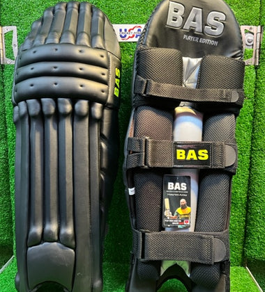 BAS PLAYERS EDITION BLACK BATTING PAD