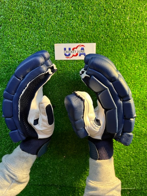 E4 LEGEND EDITION NAVY BLUE BATTING GLOVES