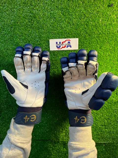 E4 LEGEND EDITION NAVY BLUE BATTING GLOVES