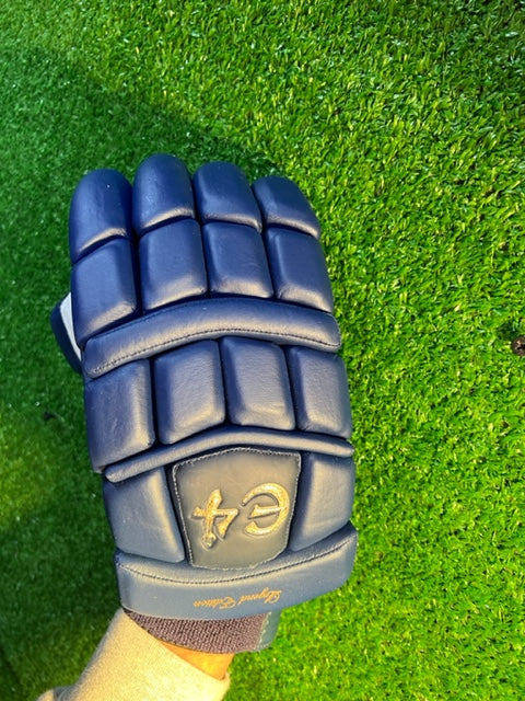 E4 LEGEND EDITION NAVY BLUE BATTING GLOVES