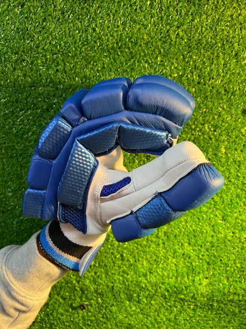 E4 LEGEND EDITION ROYAL BLUE BATTING GLOVES