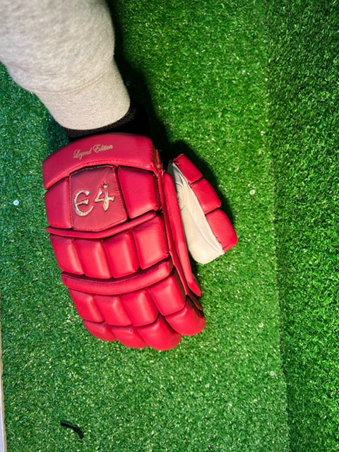 E4 LEGEND EDITION BURGUNDY BATTING GLOVES