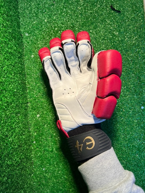 E4 LEGEND EDITION BURGUNDY BATTING GLOVES