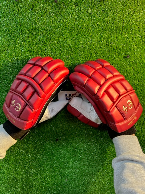 E4 LEGEND EDITION BURGUNDY BATTING GLOVES