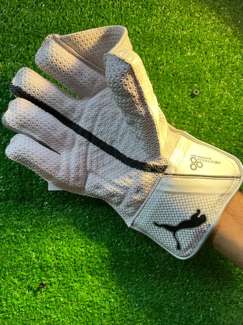 PUMA EVO SE WICKET KEEPING GLOVES - WHITE