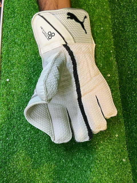 PUMA EVO SE WICKET KEEPING GLOVES - WHITE