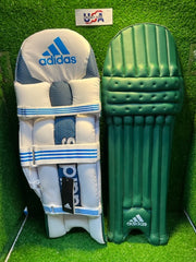 ADIDAS PELLARA 3.0 GREEN BATTING PADS