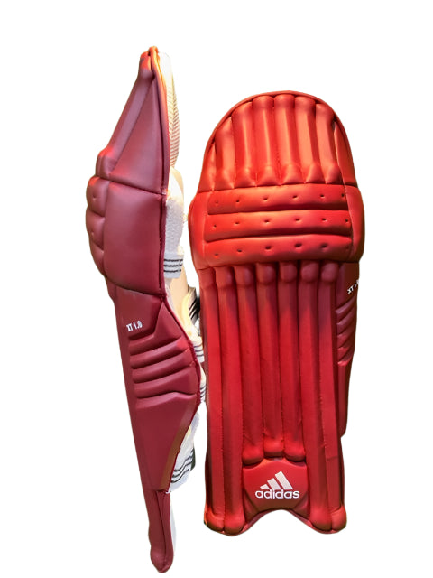 ADIDAS XT 1.0 BURGUNDY BATTING PADS