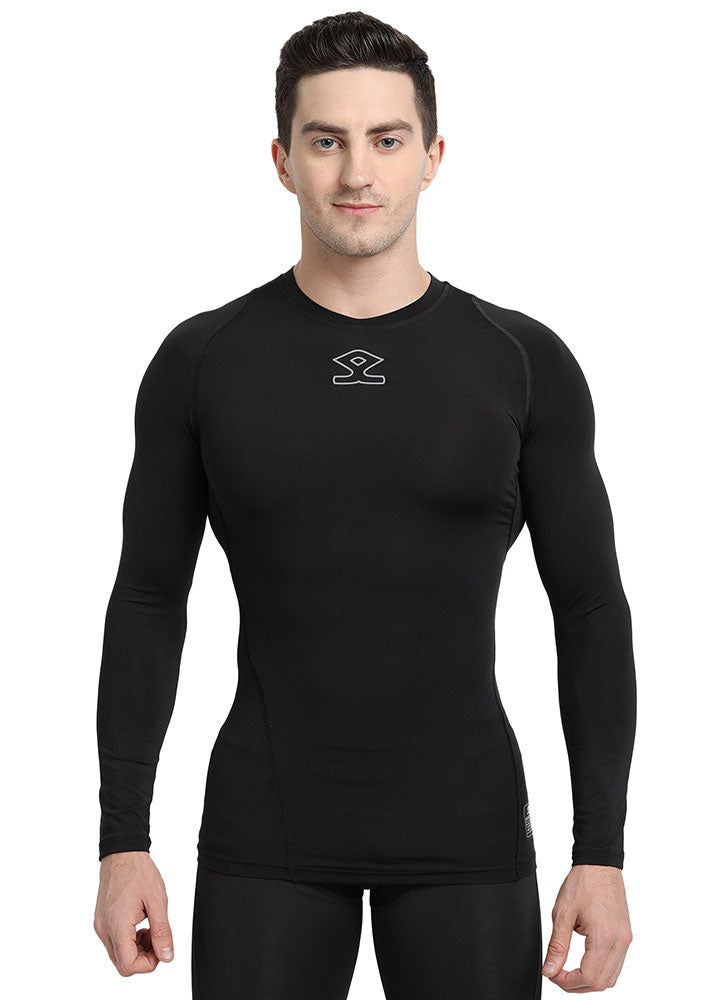SHREY INTENSE COMPRESSION LONG SLEEVE TOP - BLACK