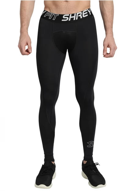SHREY INTENSE COMPRESSION LONG TIGHTS - BLACK