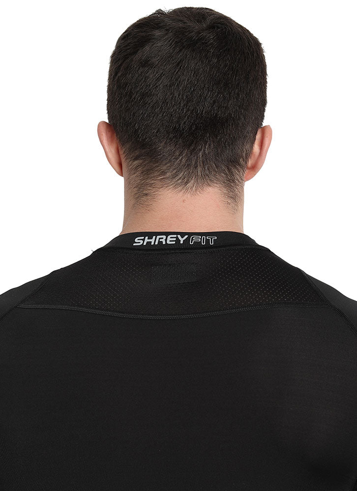SHREY INTENSE COMPRESSION LONG SLEEVE TOP - BLACK