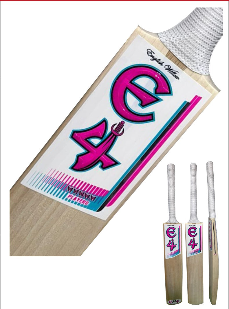 E4 Players Edition English Willow Cricket Bat - 2023
