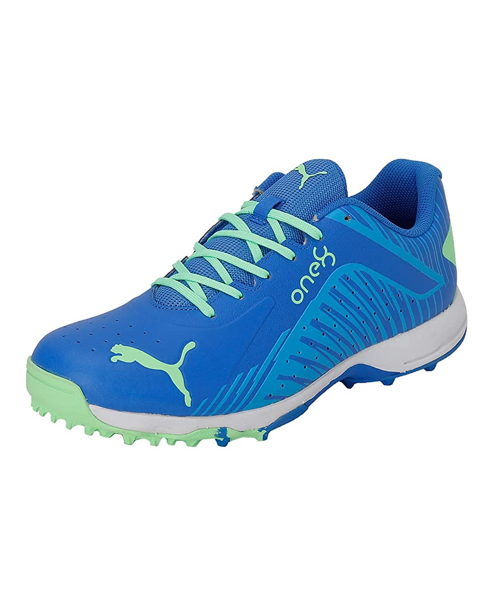 PUMA 22 FH VK RUBBER CRICKET SHOES - BLUEMAZING GREEN