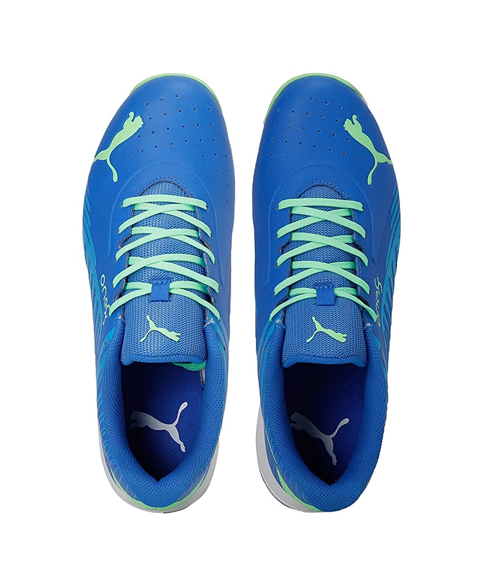 PUMA 22 FH VK RUBBER CRICKET SHOES - BLUEMAZING GREEN – CricketZoneUSA